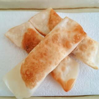 餃子の皮でお手軽おやつ